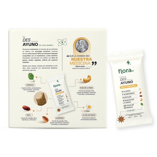 Barrita de proteína - Des_ Ayuno Caja con 4 piezas