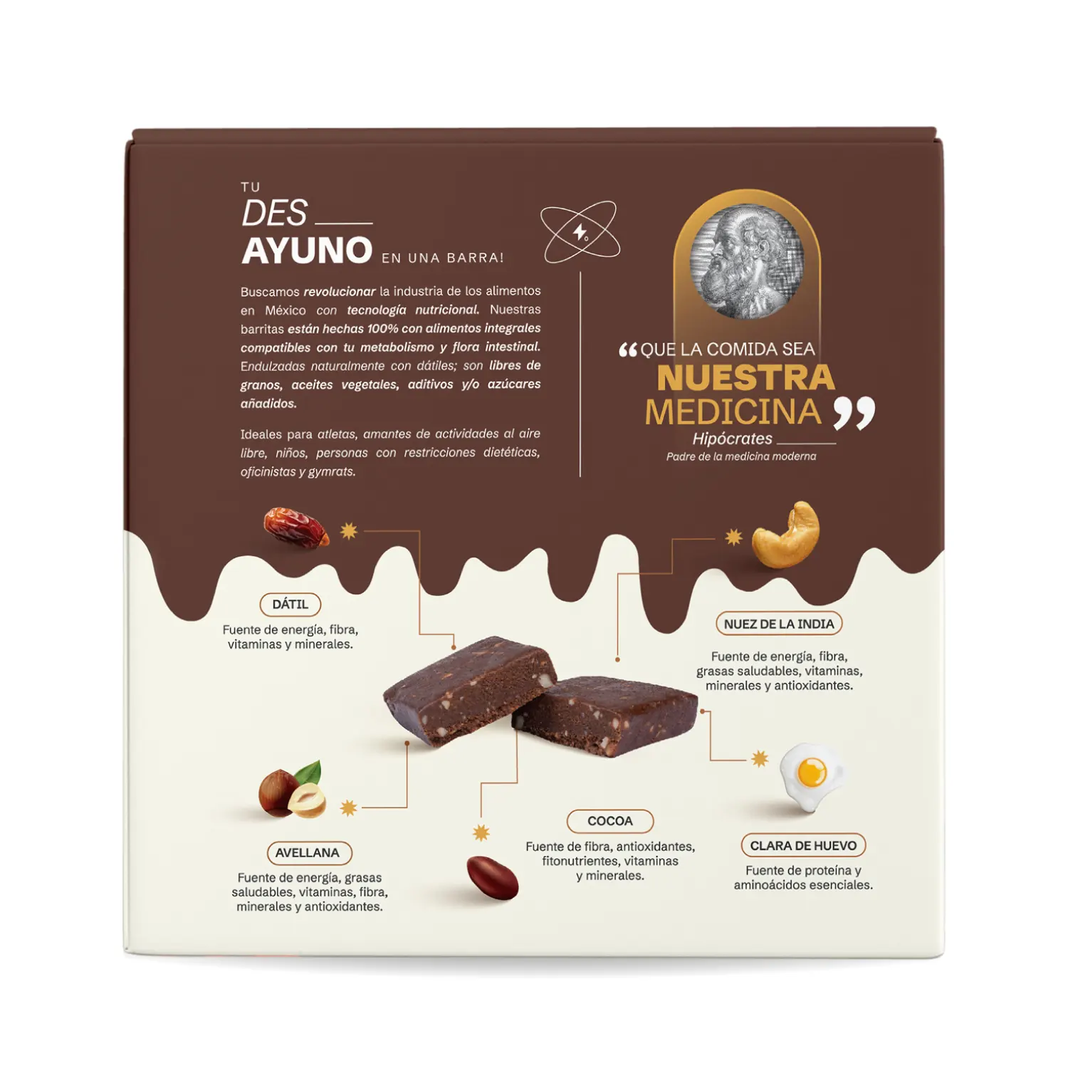 Barrita de proteína - Des_ Ayuno Caja con 4 piezas