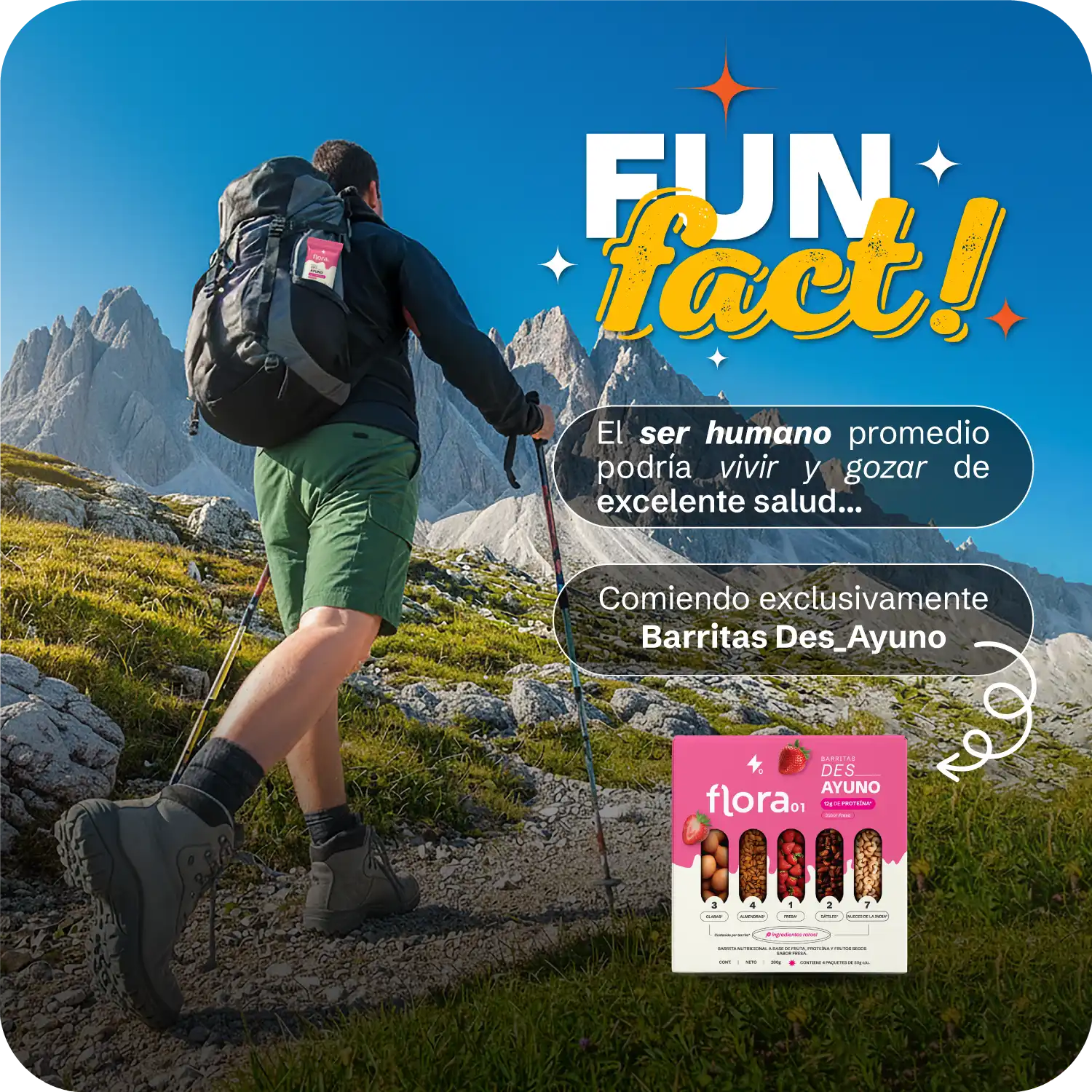 Barrita de proteína - Des_ Ayuno Caja con 4 piezas