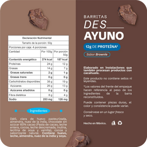 Barrita de proteína - Des_ Ayuno Caja con 4 piezas