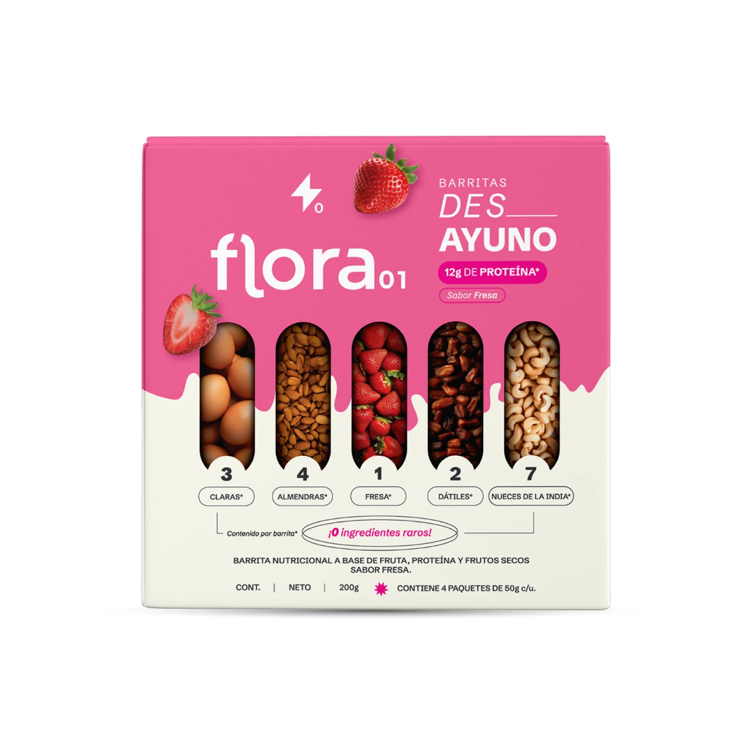 Barrita de proteína - Des_ Ayuno Caja con 4 piezas