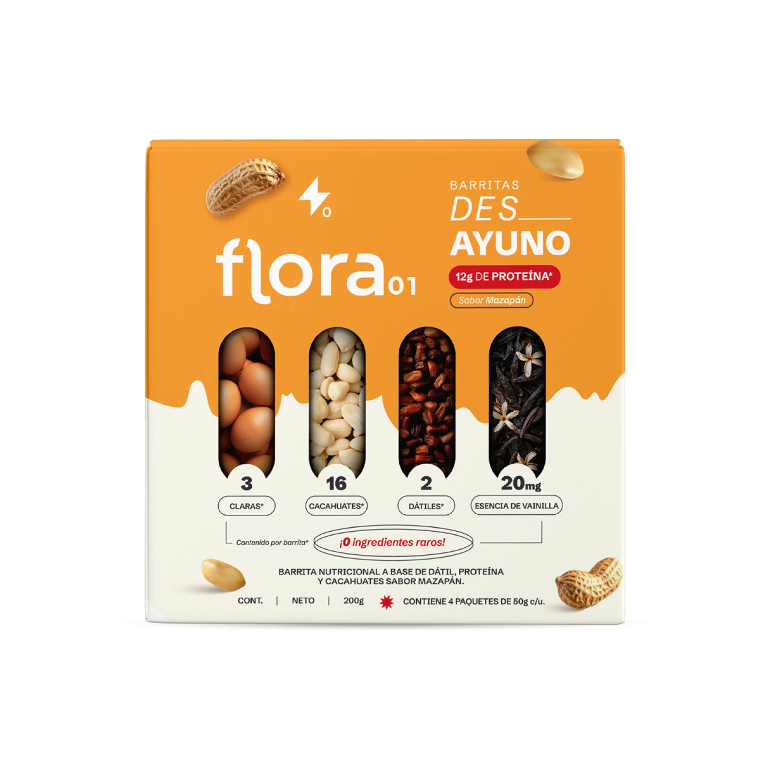 Barrita de proteína - Des_ Ayuno Caja con 4 piezas