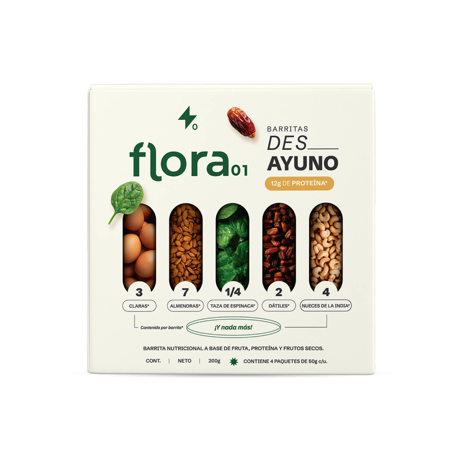 Barrita de proteína - Des_ Ayuno Caja con 4 piezas