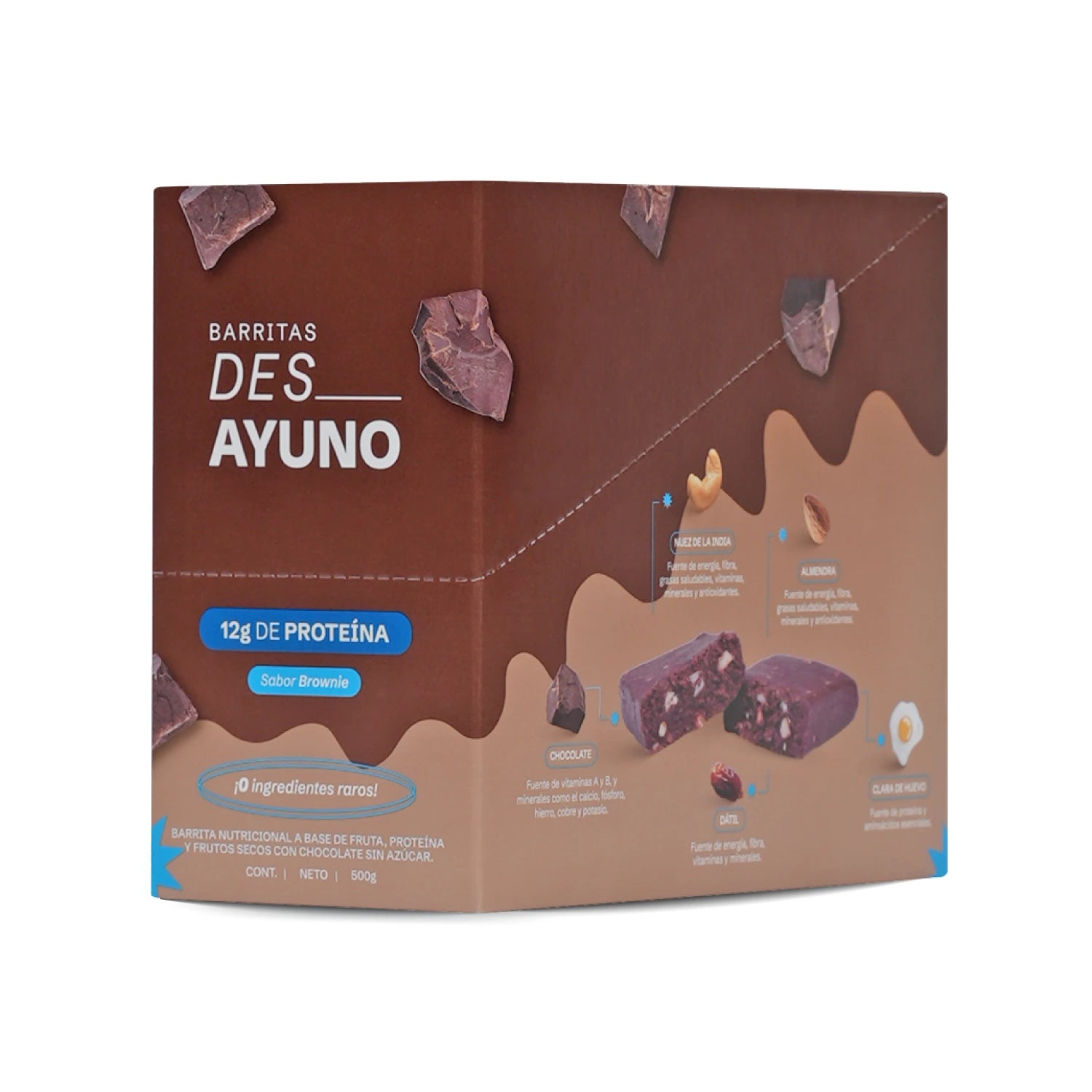 Barrita de proteína - Des_ Ayuno Caja con 4 piezas