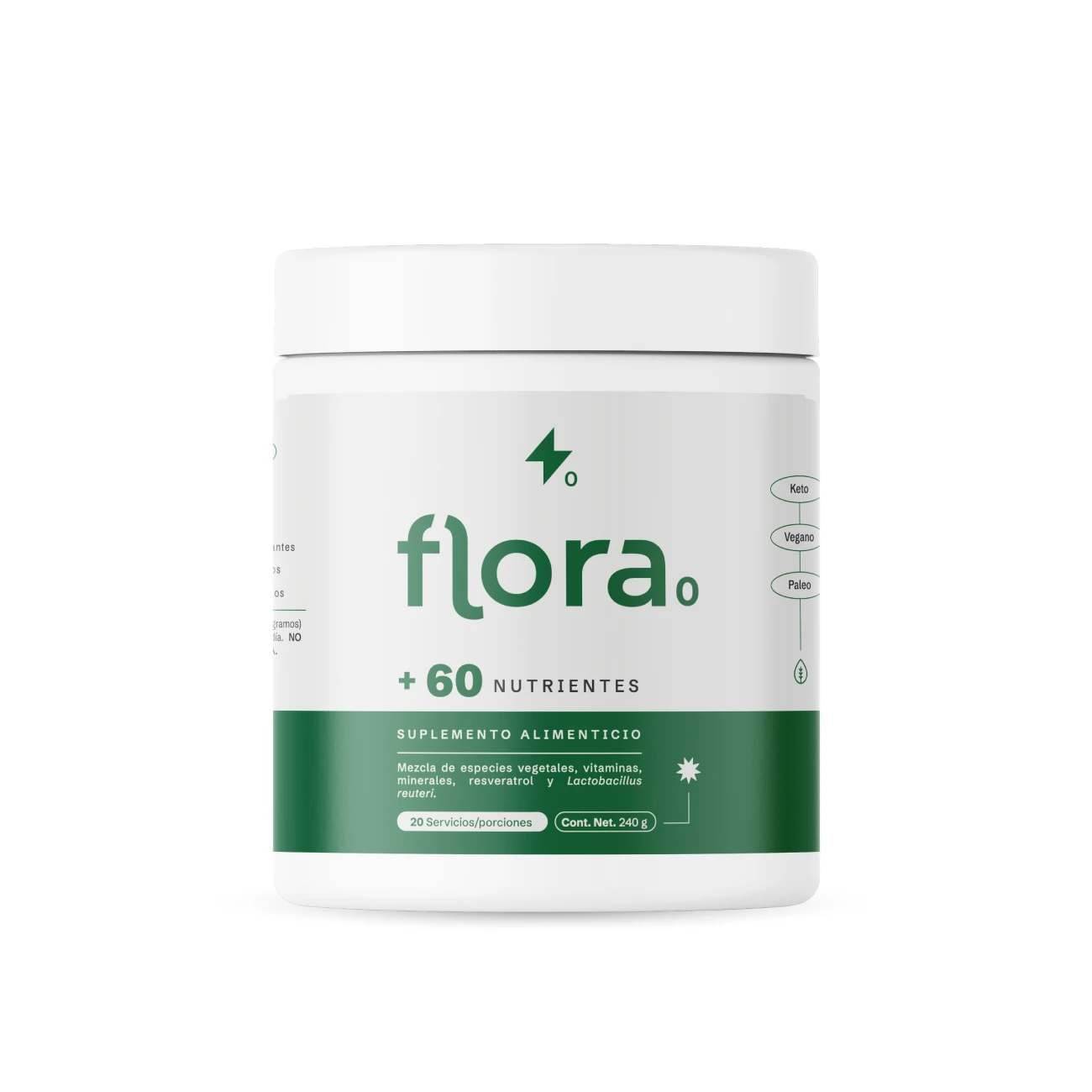 Flora 0 - Suplemento Alimenticio Integral