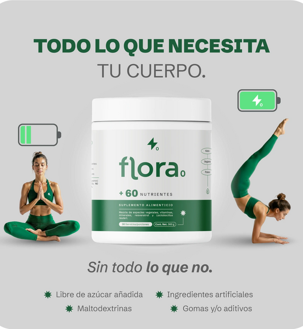 Flora 0 - Suplemento Alimenticio Integral