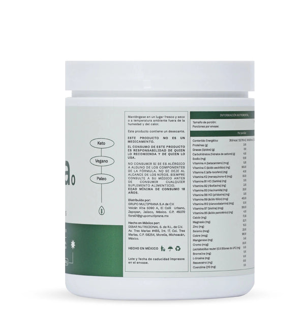 Flora 0 - Suplemento Alimenticio Integral