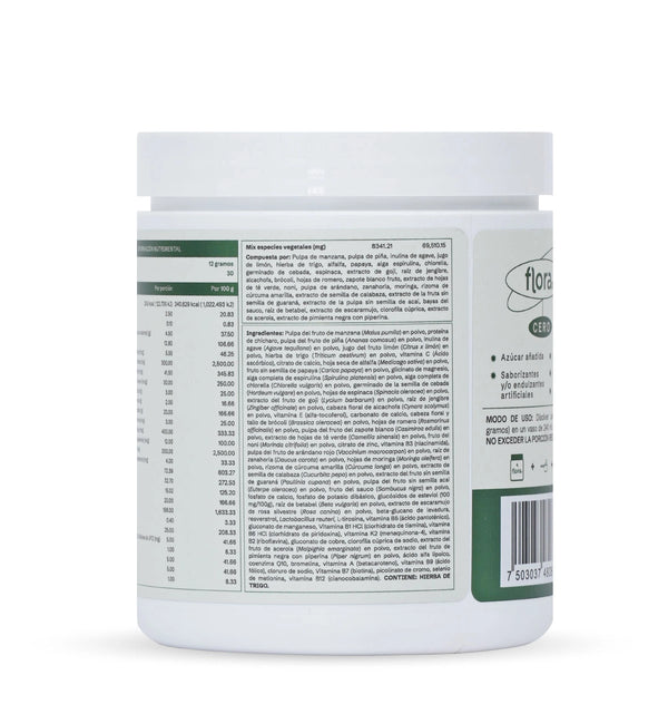 Flora 0 - Suplemento Alimenticio Integral