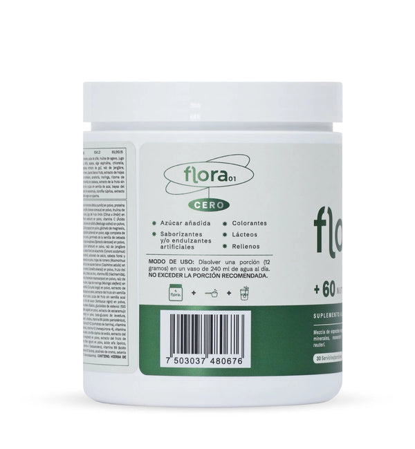 Flora 0 - Suplemento Alimenticio Integral