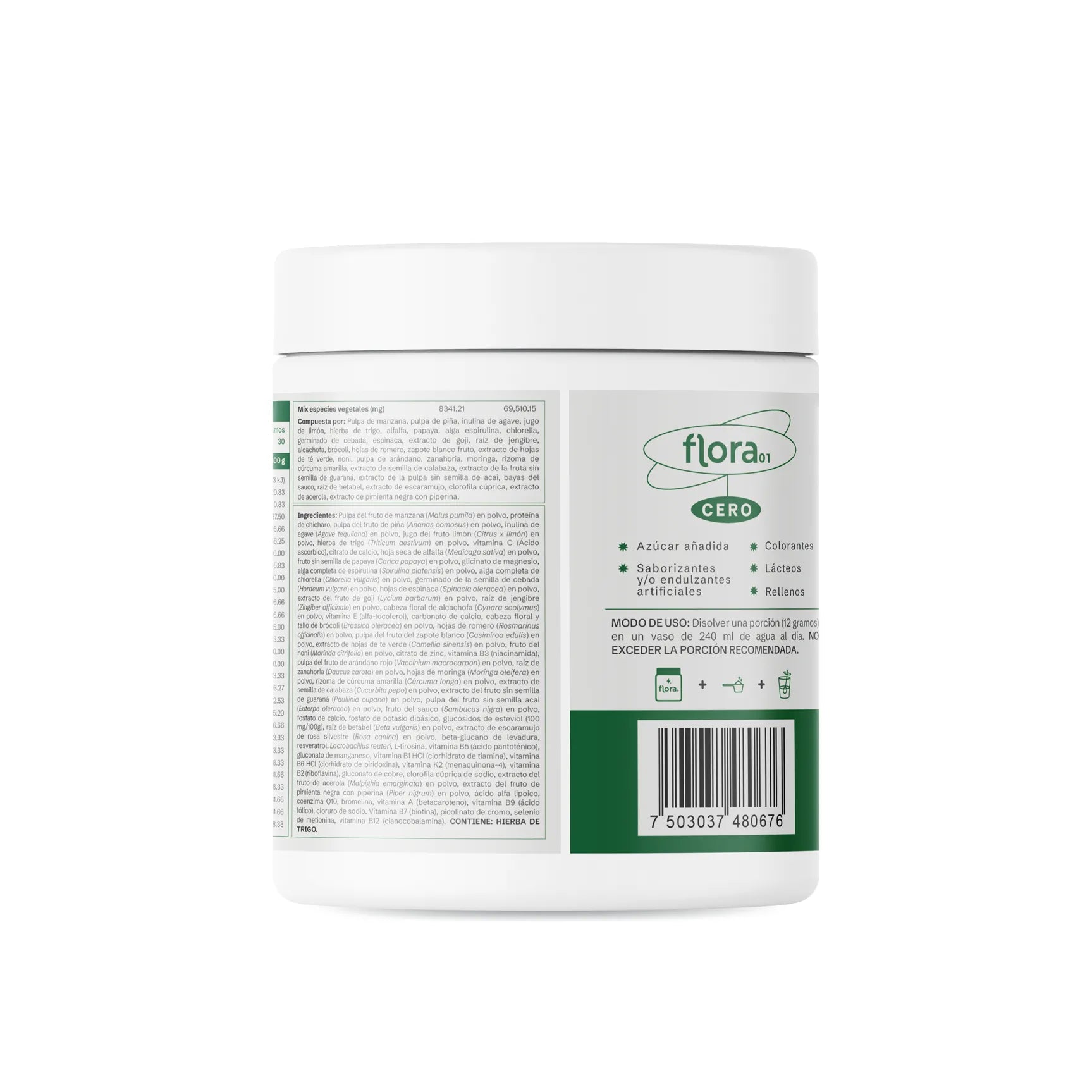 Flora 0 - Suplemento Alimenticio Integral