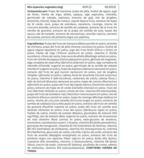 Flora 0 - Suplemento Alimenticio Integral