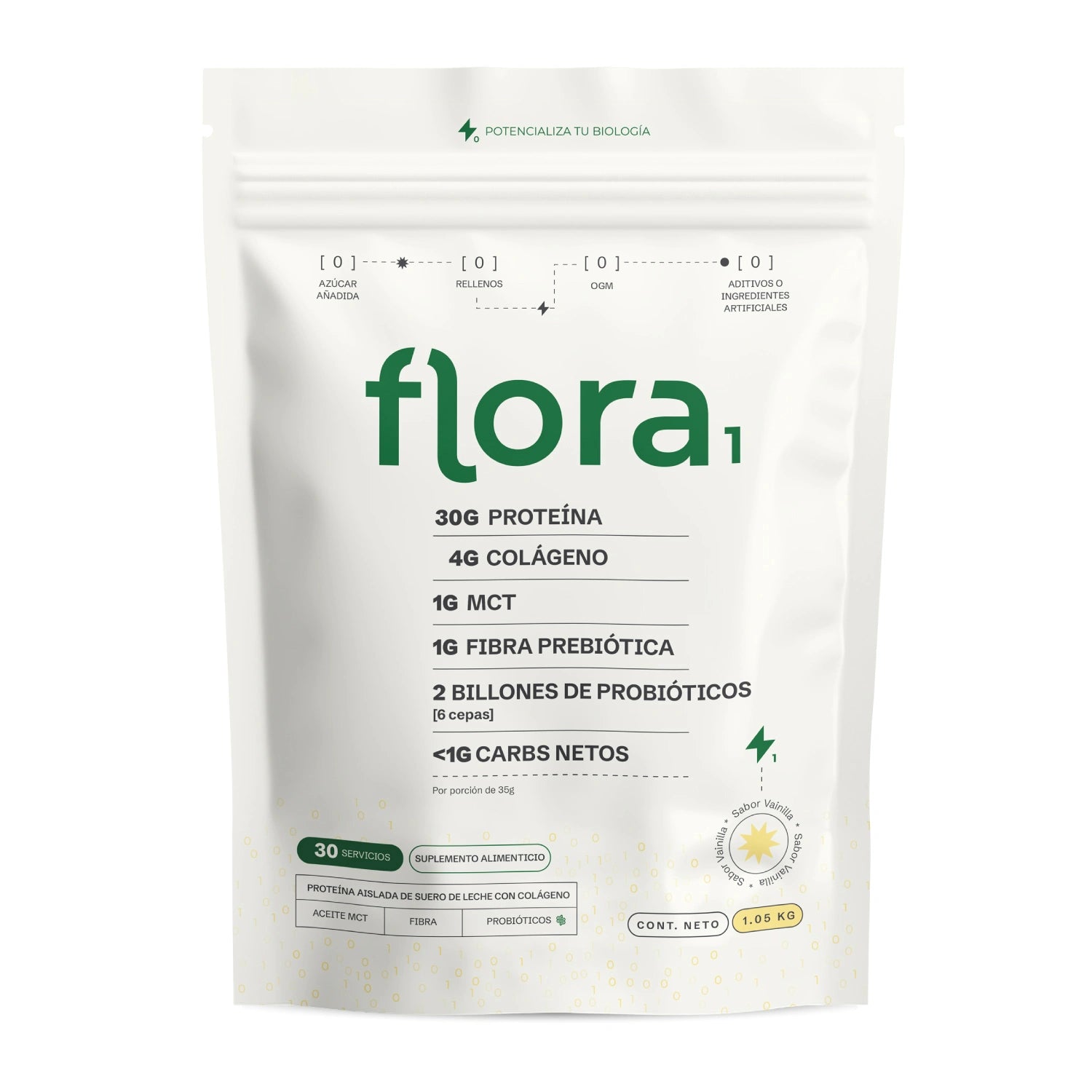 Flora 1 - Proteína Integral