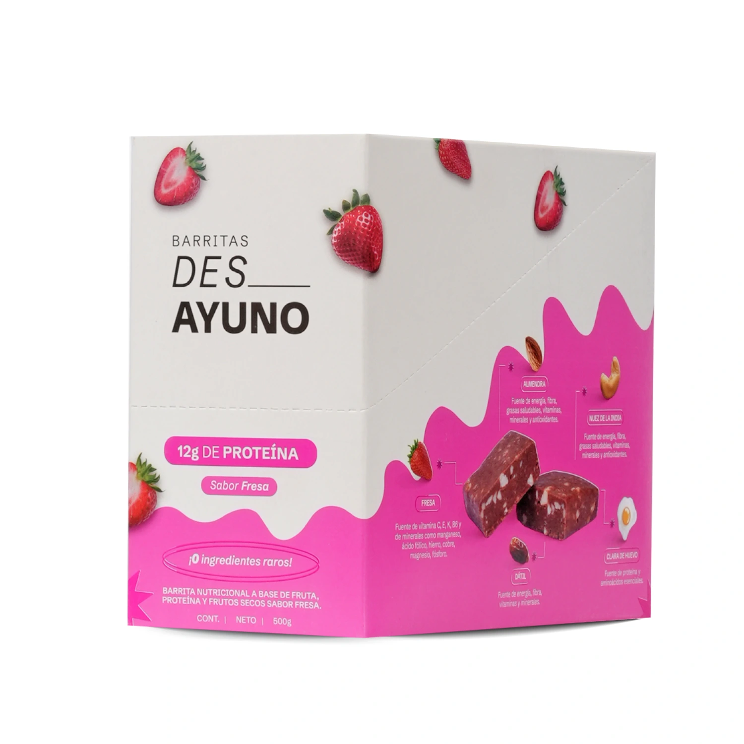 Barrita de proteína - Des_ Ayuno Caja con 4 piezas