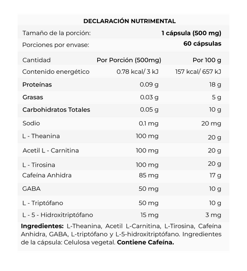 NeuroFlow - Nootrópico Natural