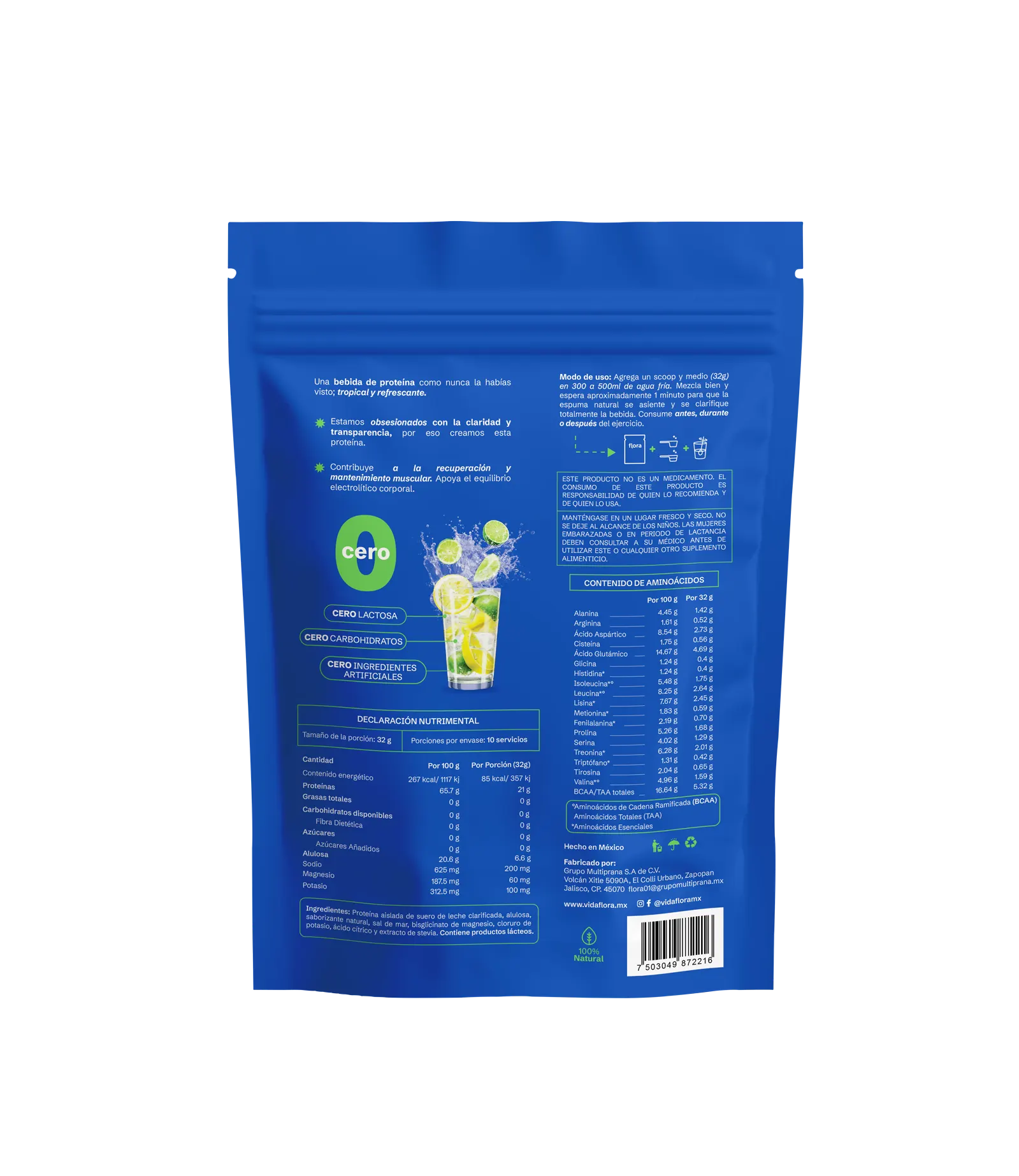 Protein Water - Proteína clara con electrolitos