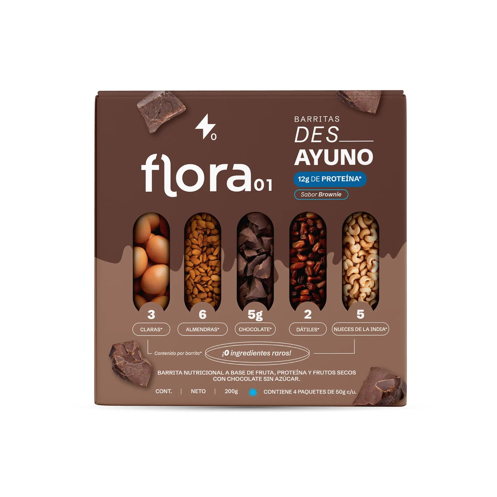 Barrita de proteína - Des_ Ayuno Caja con 4 piezas