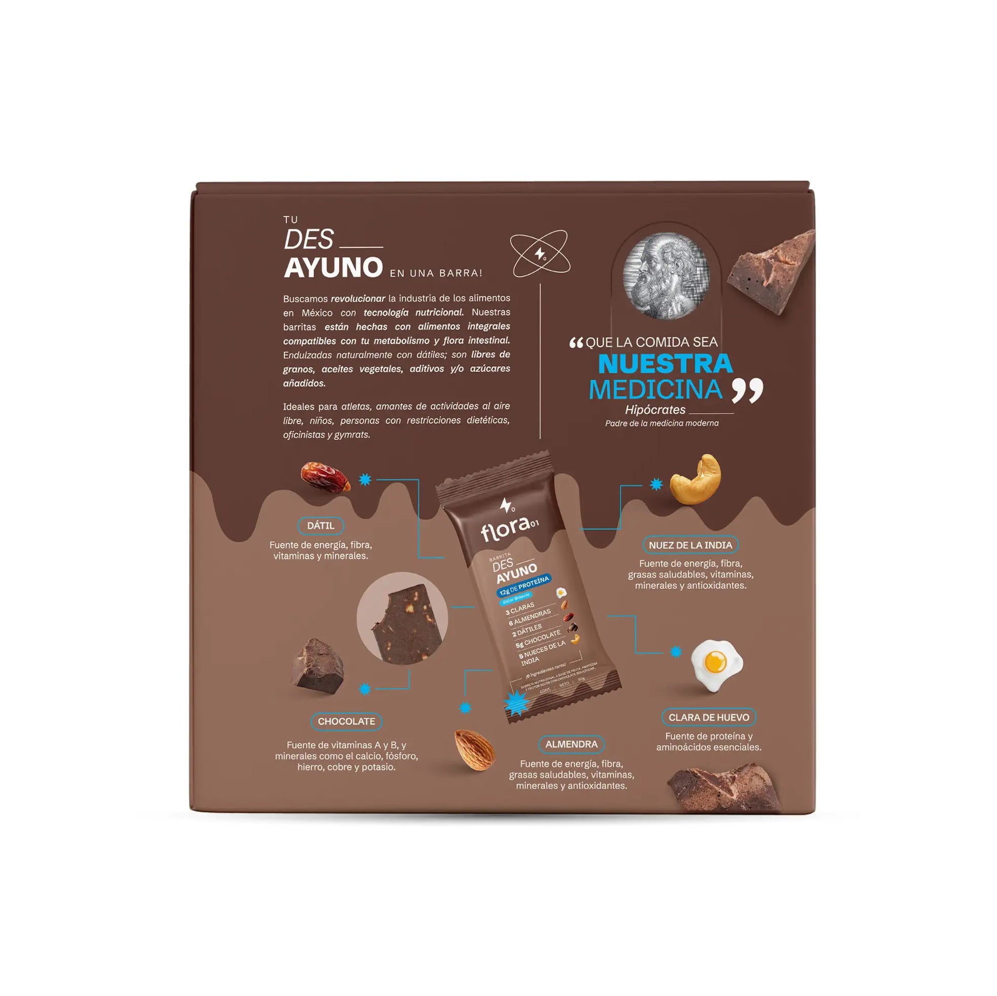 Barrita de proteína - Des_ Ayuno Caja con 4 piezas