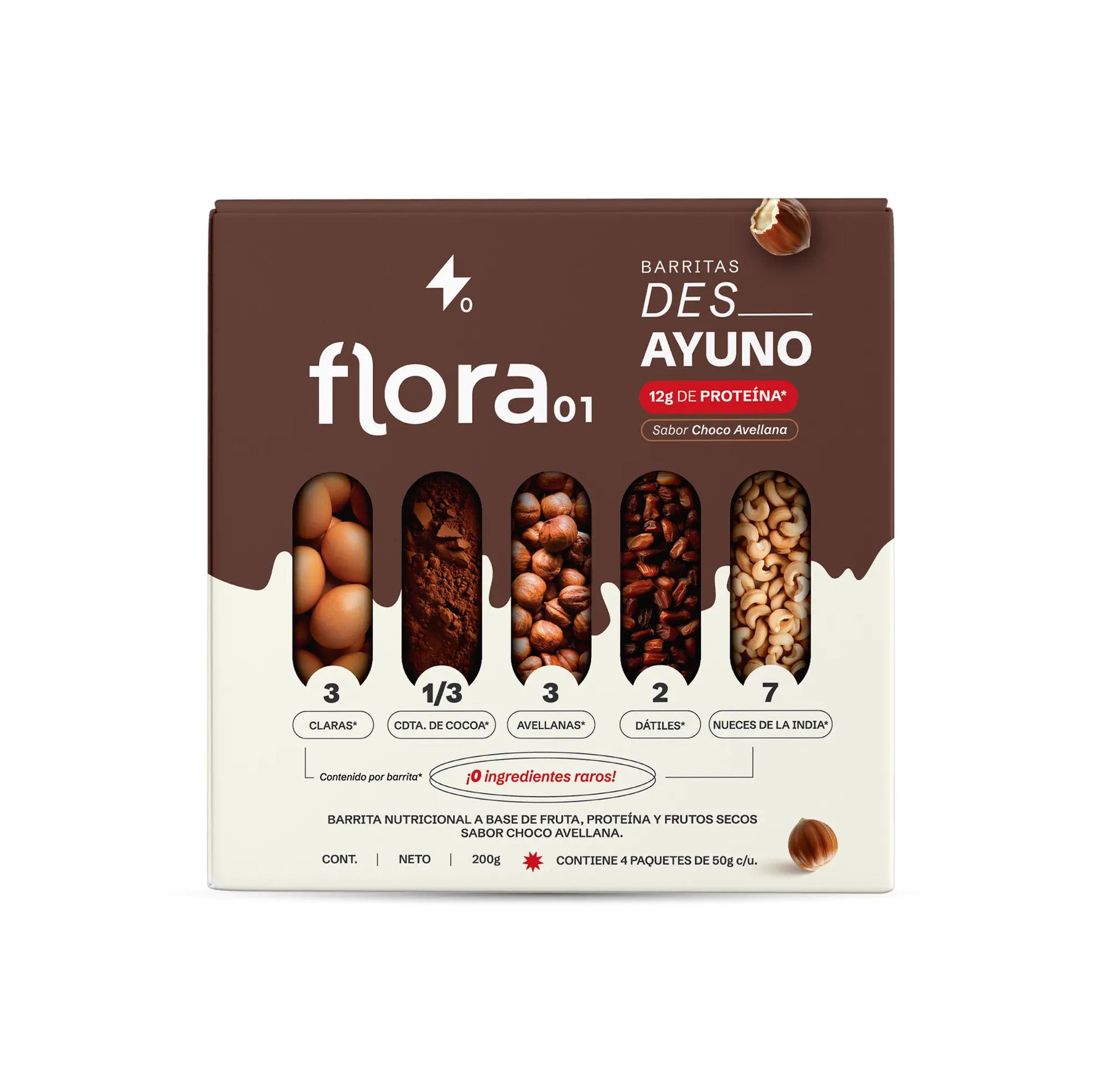 Barrita de proteína - Des_ Ayuno Caja con 4 piezas