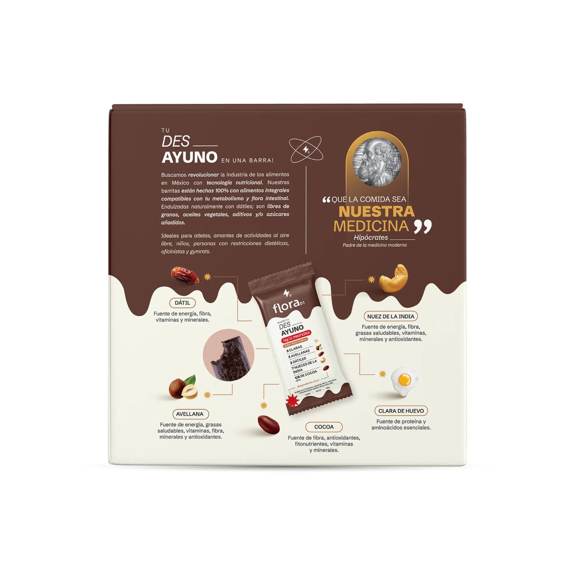 Barrita de proteína - Des_ Ayuno Caja con 4 piezas