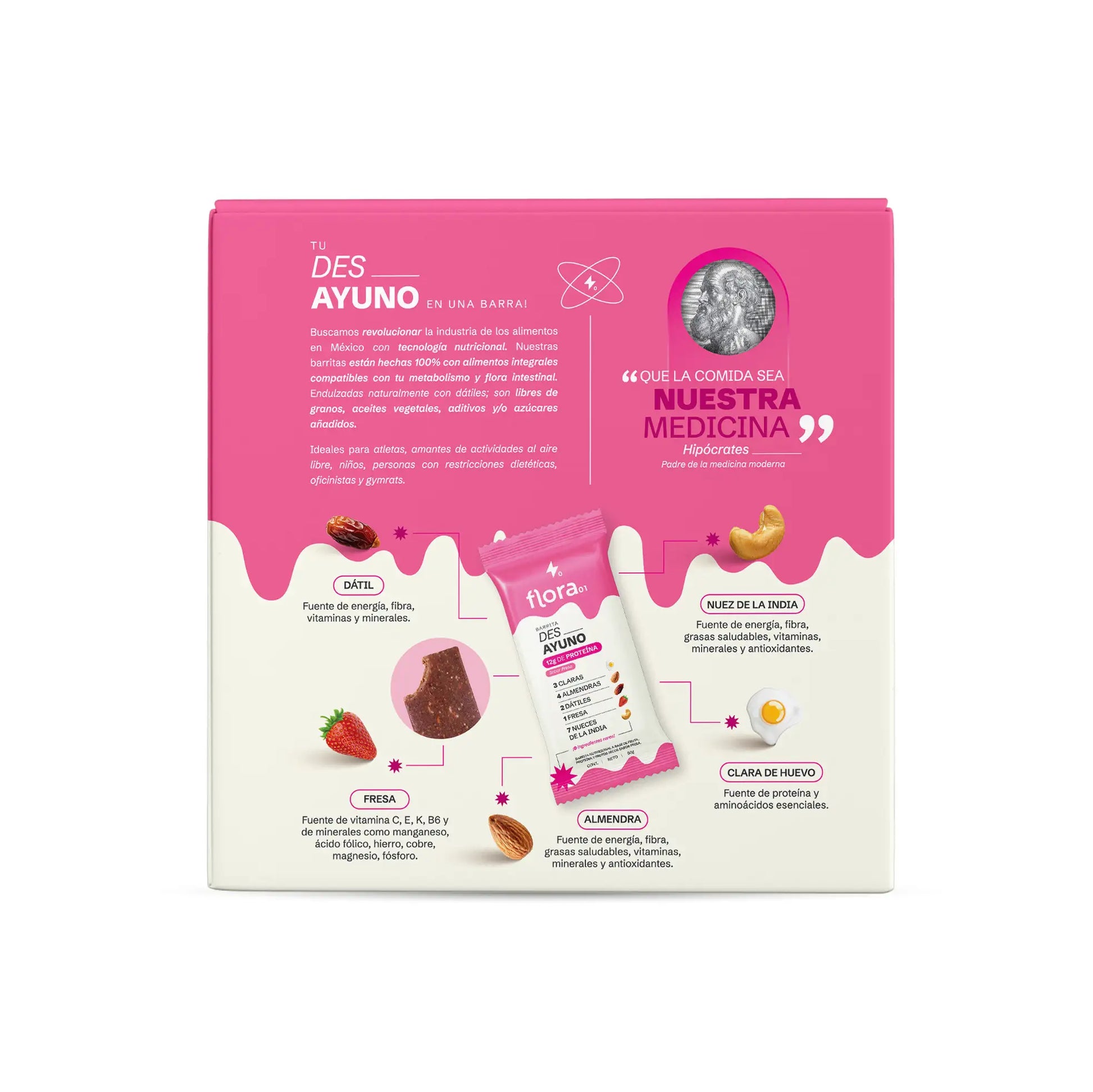 Barrita de proteína - Des_ Ayuno Caja con 4 piezas
