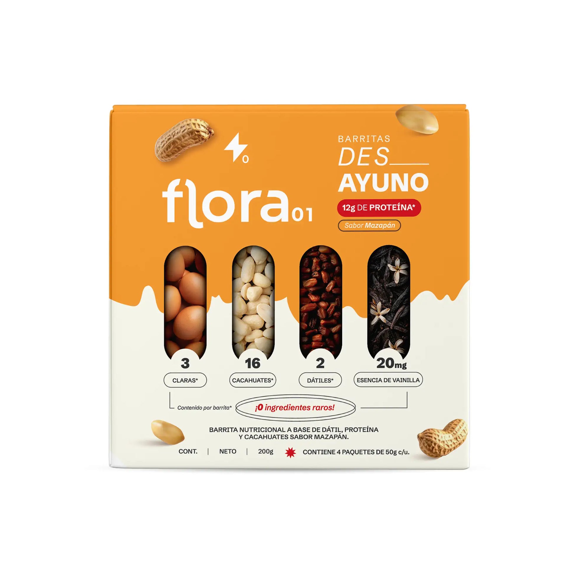 Barrita de proteína - Des_ Ayuno Caja con 4 piezas