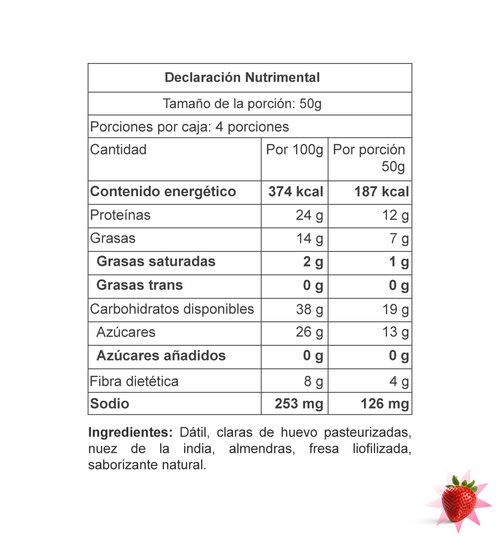 Barrita de proteína - Des_ Ayuno Caja con 4 piezas