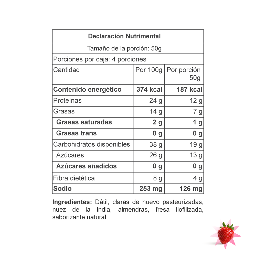 Barrita de proteína - Des_ Ayuno Caja con 4 piezas