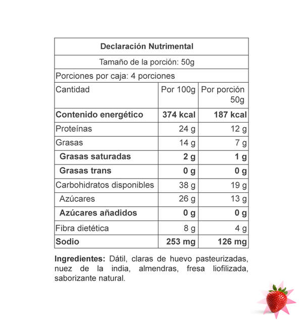 Barrita de proteína - Des_ Ayuno Caja con 4 piezas