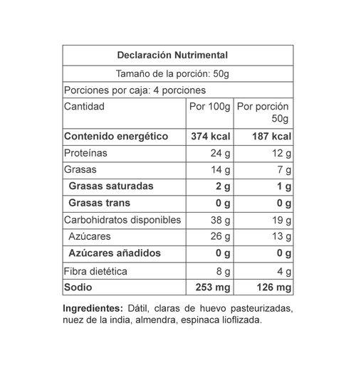 Barrita de proteína - Des_ Ayuno Caja con 4 piezas