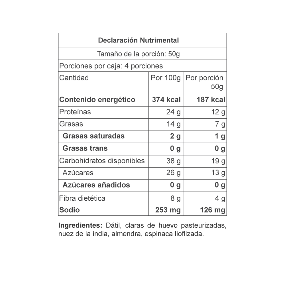 Barrita de proteína - Des_ Ayuno Caja con 4 piezas