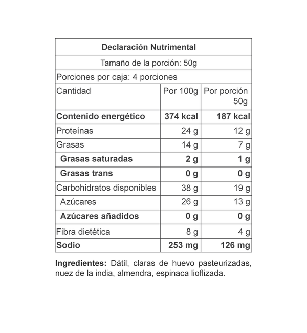 Barrita de proteína - Des_ Ayuno Caja con 4 piezas