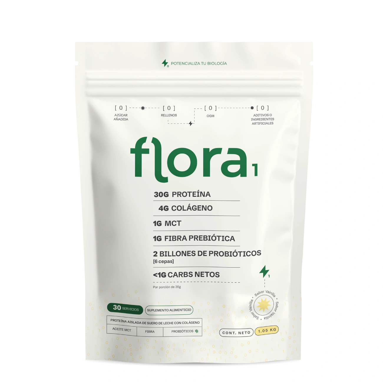 Flora 1 - Proteína integral